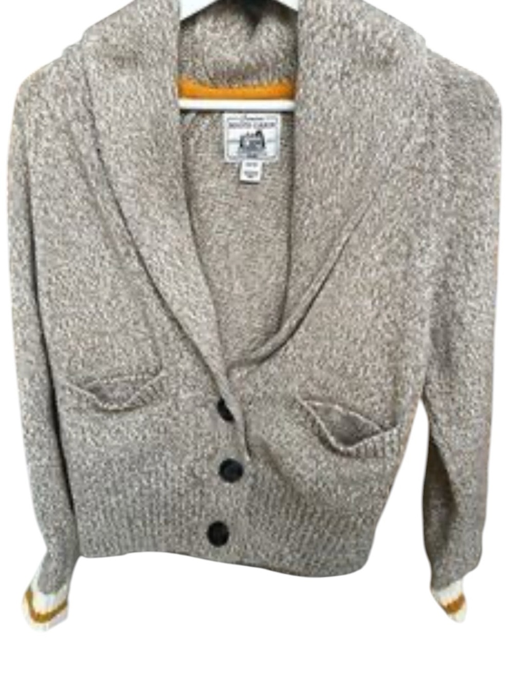 Roots Cabin Collection shawl-collar cardigan features XL